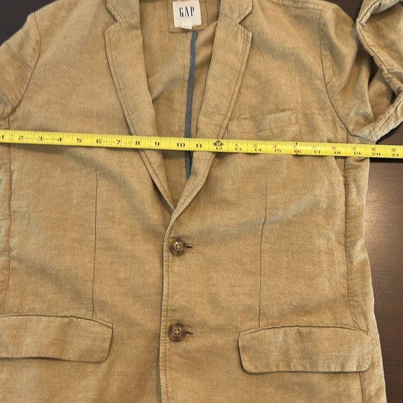 GAP Linen Blend Tan 2 Button Classic 
Lightweight Blazer Women Size XS - Picture 12 of 15